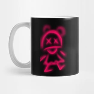 Pink neon monster Mug